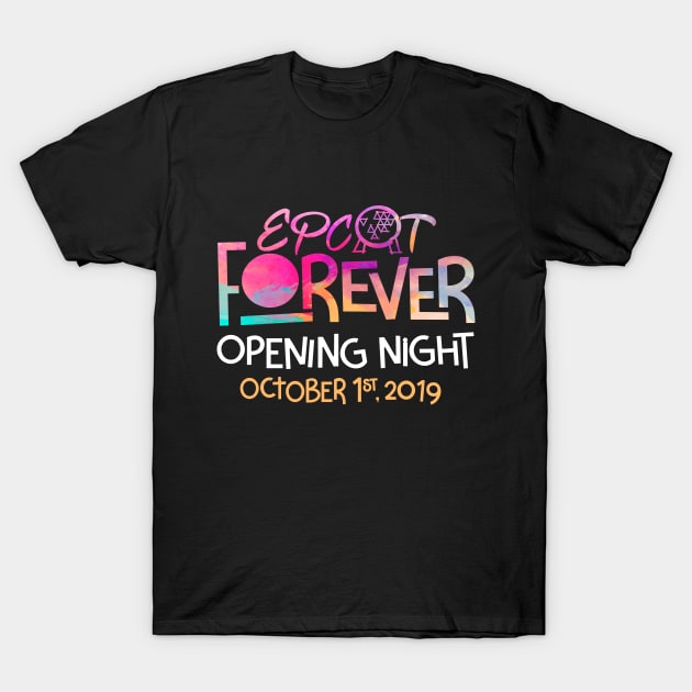 Epcot Forever with Date T-Shirt by rocketjuiced